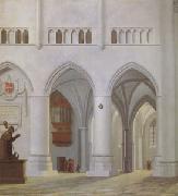 Pieter Jansz Saenredam Interior of the Church of St Bavon at Haarlem (mk05) USA oil painting artist